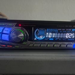 Alpine CDA-7893 Single Din Rare Car Stereo *Swing Down*