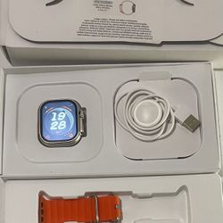 Apple Watch Ultra 2 49mm GPS Cellular Titanium Orange Ocean Band MRFM3LL/A