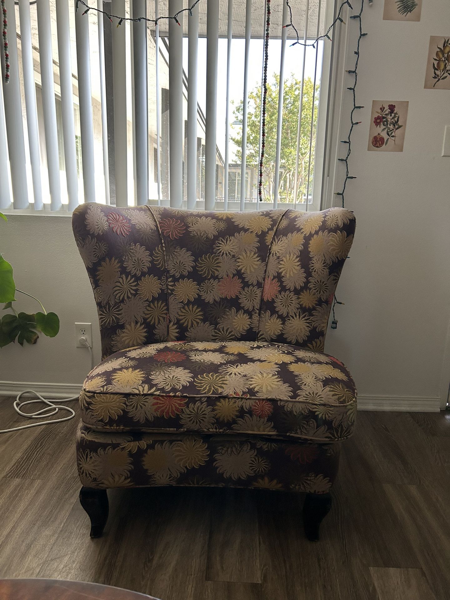 Crate & Barrel Flower Loveseat