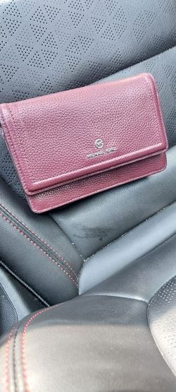 MICHAEL KORS JET SET TRAVEL SMALL FLAP CROSSBODY MK BAG OXBLOOD MERLOT LEATHER