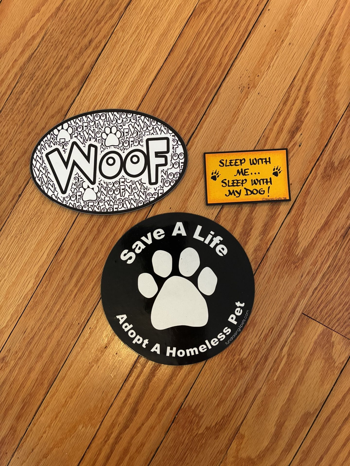 3 Dog Themed Magnets