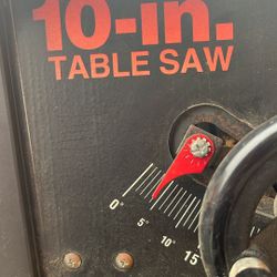 10 inch table saw