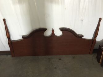 4 pc King bedroom set (headboard, dresser, mirror, night stand)