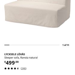 Ikea lycksele pull out sleeper couch