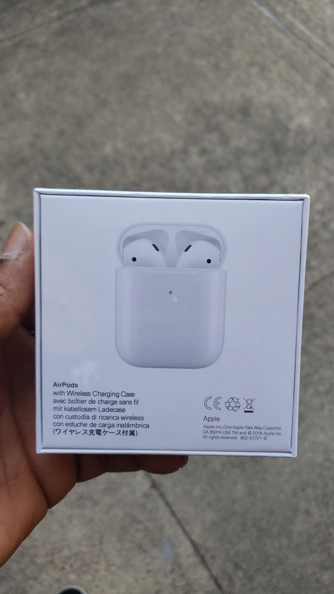 2nd generation AIRPODS with wireless charging case .