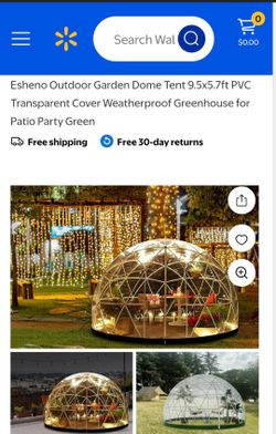 Garden igloo dome