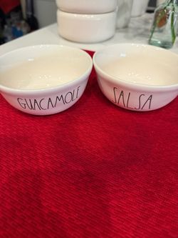 New Rae Dunn guacamole & salsa dishes