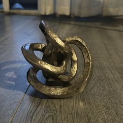 Abstract Silver Home Deco Piece