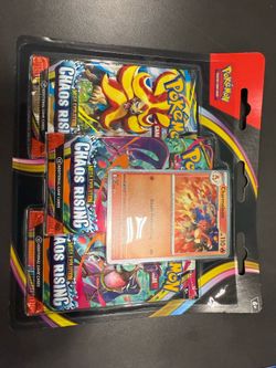 Sealed Pokemon Card 3 Pack Chaos Rising with Promo Card