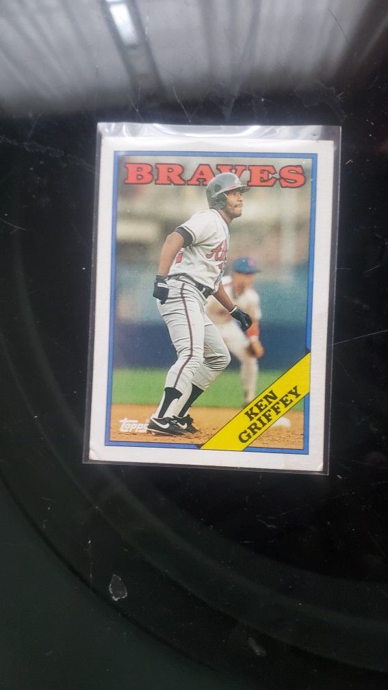 1988 Topps Ken Griffey Atlanta Braves #443 Baseball Card