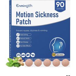 90ct Motion Sickness Patches 