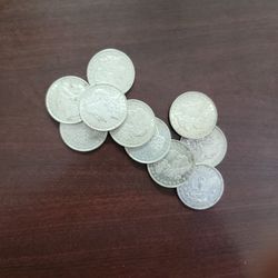 Silver morgan dollars Various dates 90 percent silver