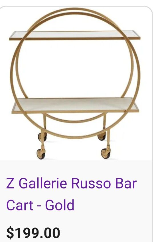 RUSSO BAR CART $50 ObO