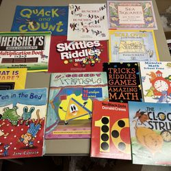Children's math picture books lot of 13 