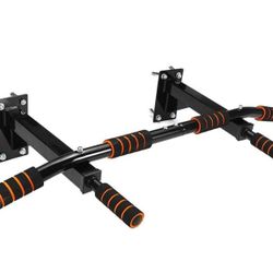 NEW OPEN BOX Wall Mount Pull Up Bar Chin Up Body Bulding Exercise Fitness For Home Gym