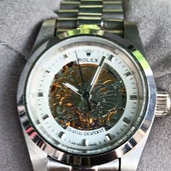Rolex perpetual skeleton 18k