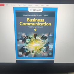 Business Communication Process &Product 10th ED
