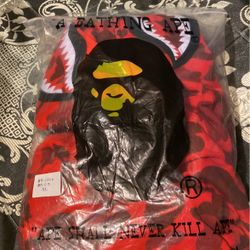 Red Bape Hoodie 