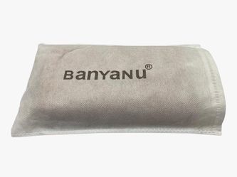 Banyanu Brown Leather Zip Around Wristlet Wallet New