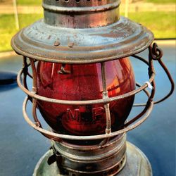 Antique Railroad Lantern, MoPac Railway. $300.