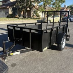 Utility Trailer 2005 by Ronco 5x8x2  with NEW Registration in my name and NEW LED Lights with 5x4 ramp for easy loading of quads Razor or landscape eq