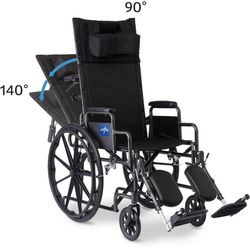 LIKE NEW! Folding Manual Reclining Wheelchair 