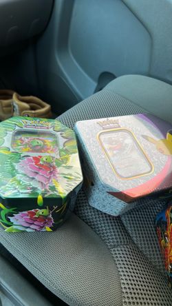 Pokémon Trading Card Game Tins $50 each (Lot of 2)
