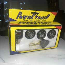 Powersonic Heavy Duty Car Do Lock Round Shape Key