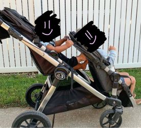 City  select twin stroller
