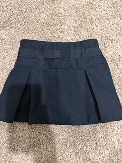 Toddler girl uniform skirt