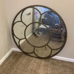 Vintage round mirror