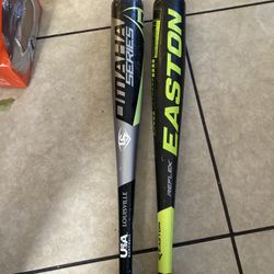 Baseball Bats Easton & LOUSVILLE 30 & 31 Inch 
