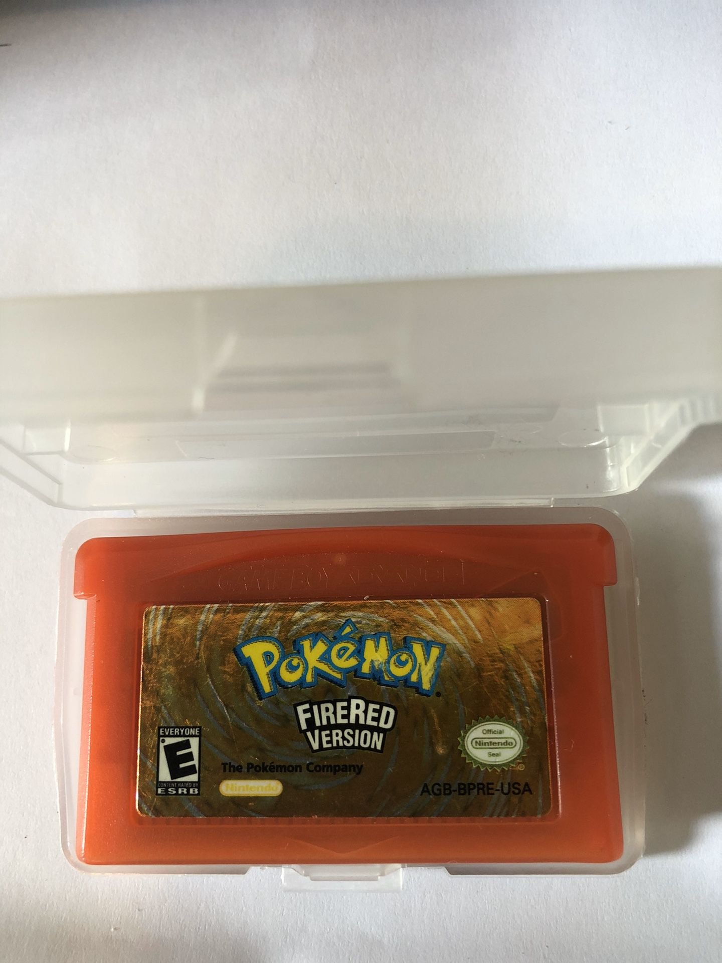 Pokémon Fire Red Nintendo Game Boy Advance