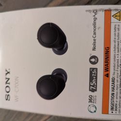 Sony WF-C700N Truly Wireless Noise Canceling In-Ear Headphones, Black