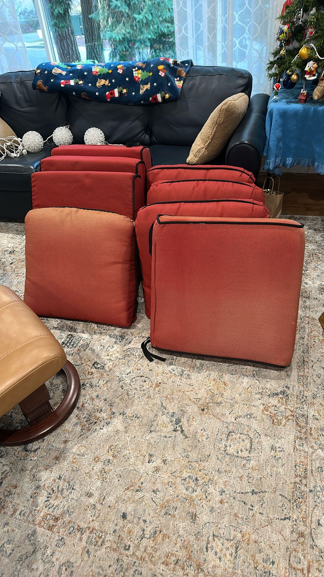 Patio Cushions.  4 Chair Sets. 