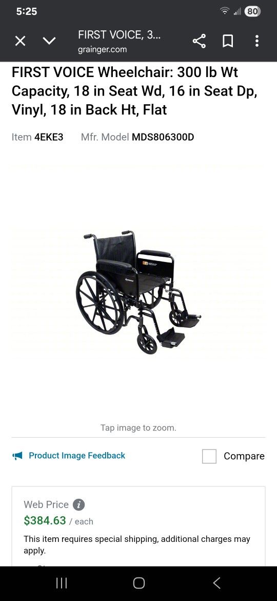 McKesson Wheelchair