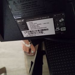 Two Computer Monitors 