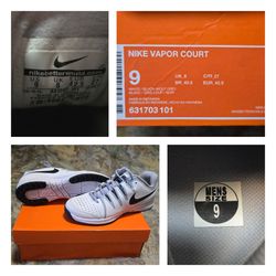 Mens Nike Vapor Court Shoes Size 9