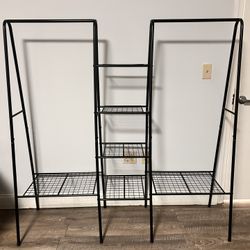 Black Metal Clothing Rack