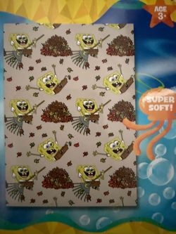New Sponge Bob Blanket