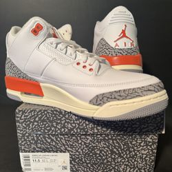 Air Jordan 3 Retro “Georgia Peach” M10 / W 11.5