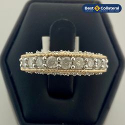 Ladies Diamond Ring In 14k Rose Gold