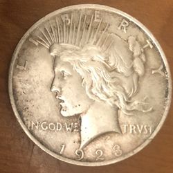 1923 Peace Silver Dollar