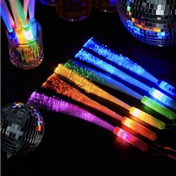 Glow Fiber Wand Sticks 