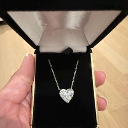 New Heart Lab Grown Diamond Necklace