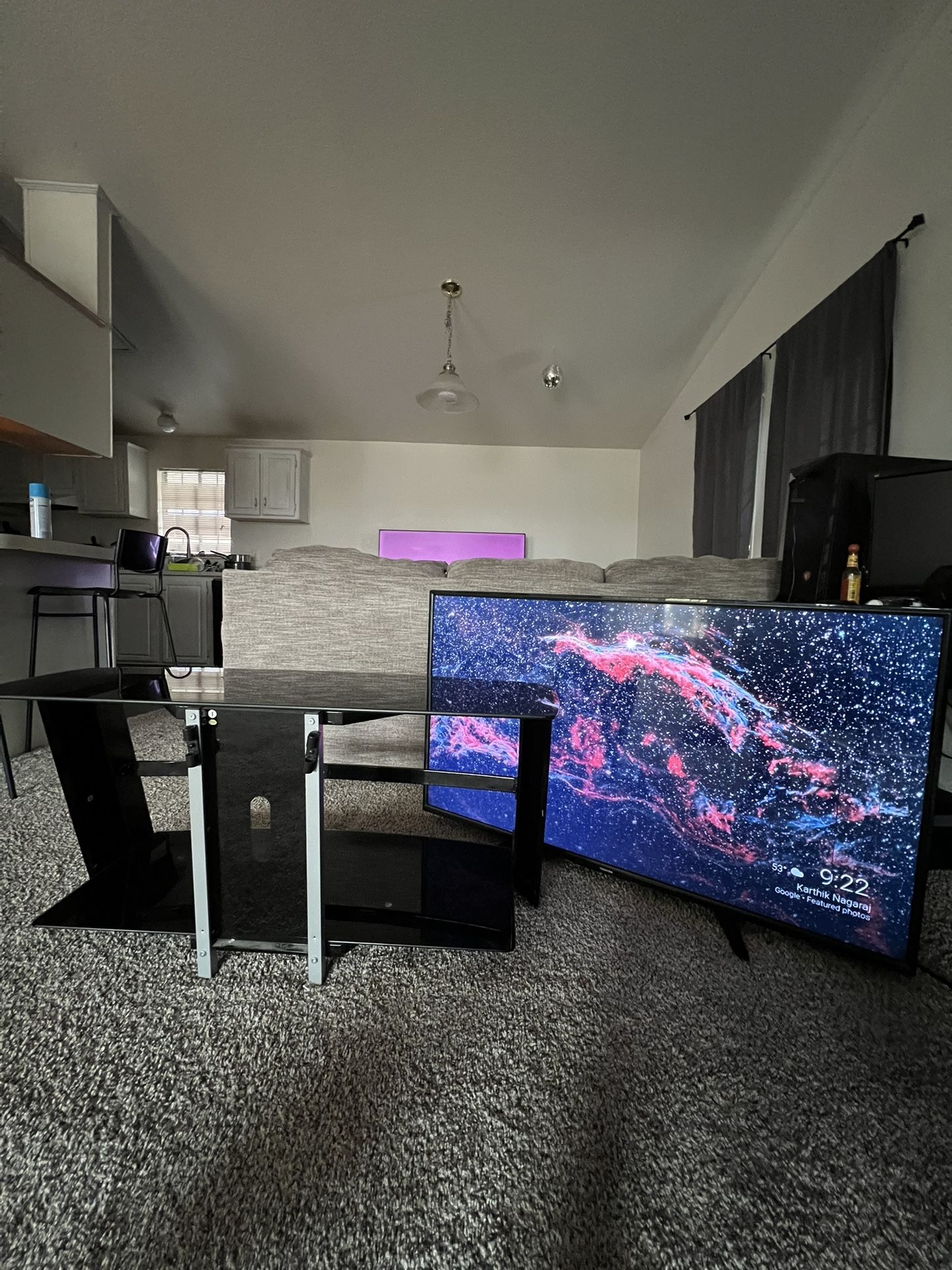 tv & stand (make offer)