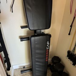 Workout Bench And Weights