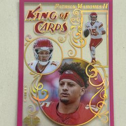 2023 Illusions Patrick Mahomes King of Cards Pink /399  Kansas City Chiefs 