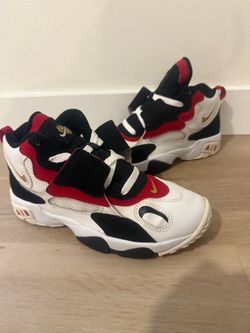 Nike Air Max Speed Turf Low White Black Gym Red ‘ 49ers color Way ‘ youth size 4.5 (women’s size 6 )