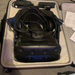 HTC Vive VR Headset With Accessories. 